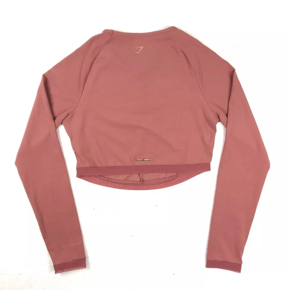 NWT Gymshark x Whitney Simmons V1 Long Sleeve Moab Long Sleeve Crop Top - Picture 4 of 15